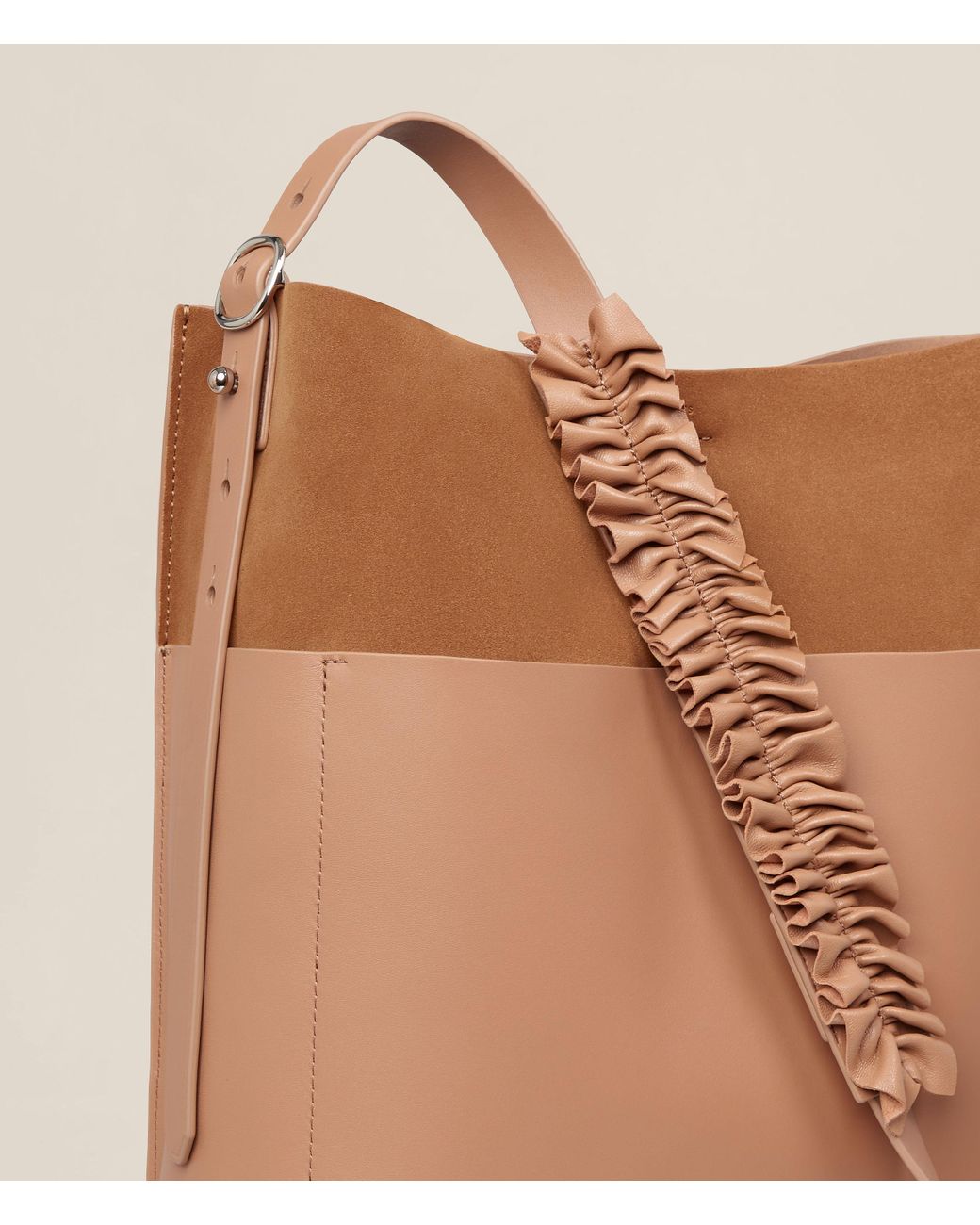 Allsaints maya north south tote sale